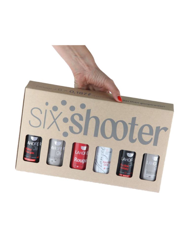 Wein-Geschenkset "'six shooter' Lahofer 6x0,187 l 12%