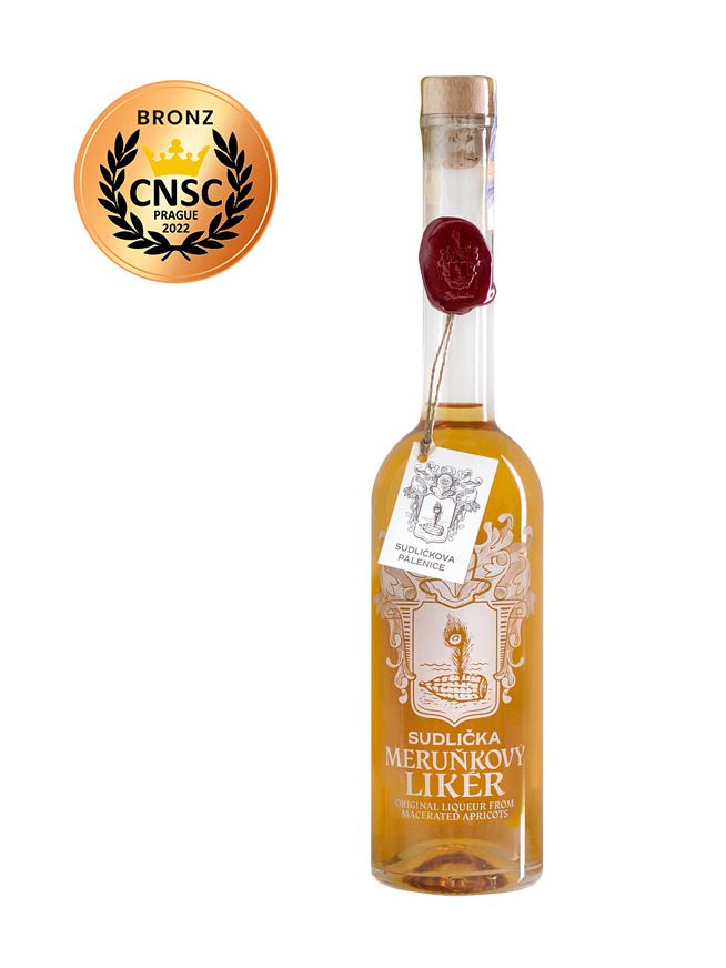Sudlička Marille likör 0,5l 37,5%