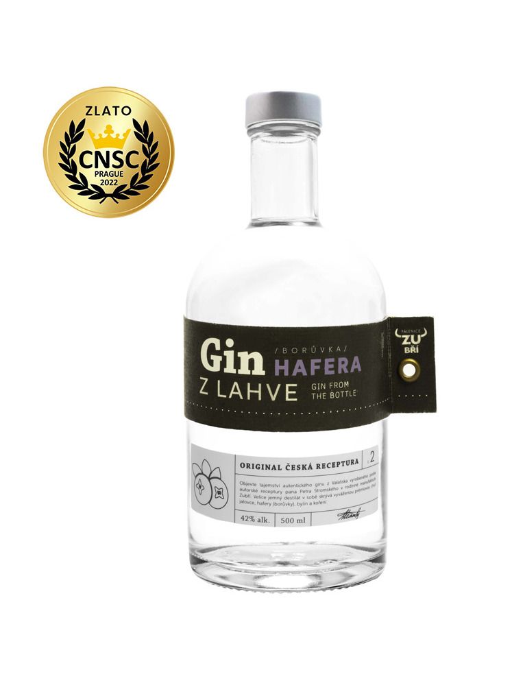 Zubří Gin z lahve č.2 Hafera 0,5l 42%