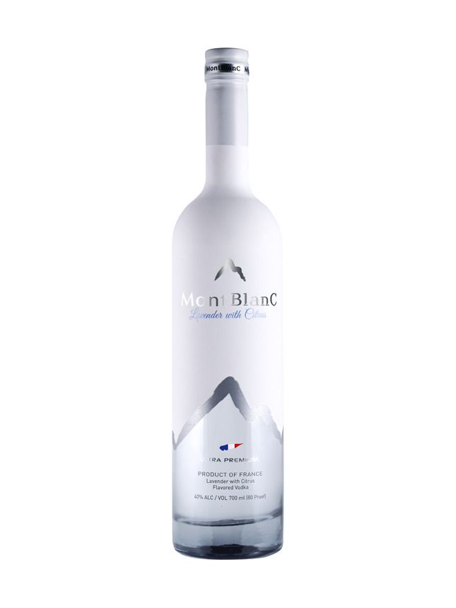 MONT BLANC vodka Lavendel mit Zitrusfrüchten 0,7l 40%
