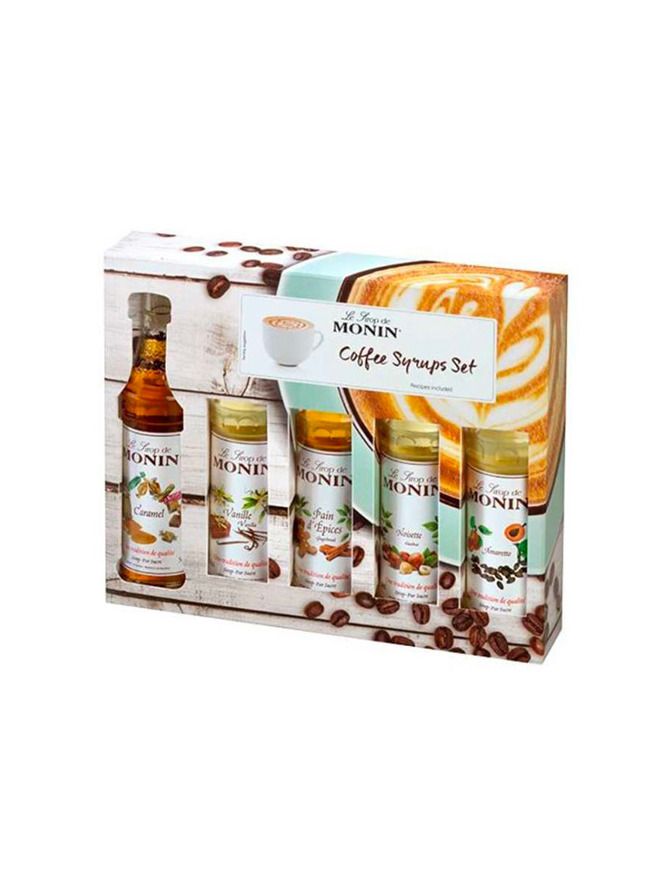 Monin Kaffeesirup Set 5 x 50 ml