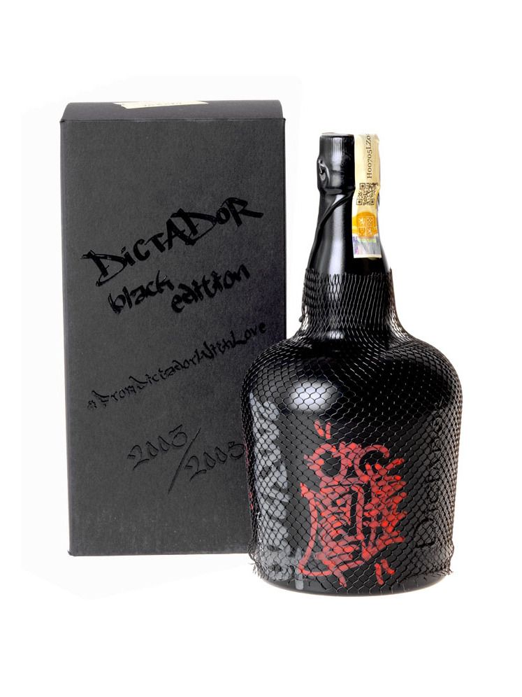 Dictador BLACK EDITION 2003/2005 40% 0,7 l Happy Birthday 30' Geschenkbox