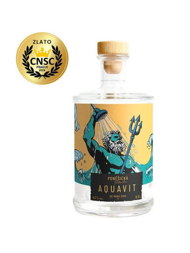 Poněšický Aquavit 0,5l 43%