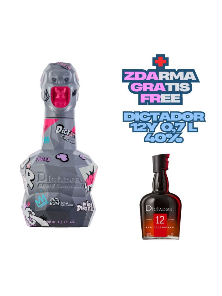 Dictador Game Changer Grey & Pink 40% 0,7 l