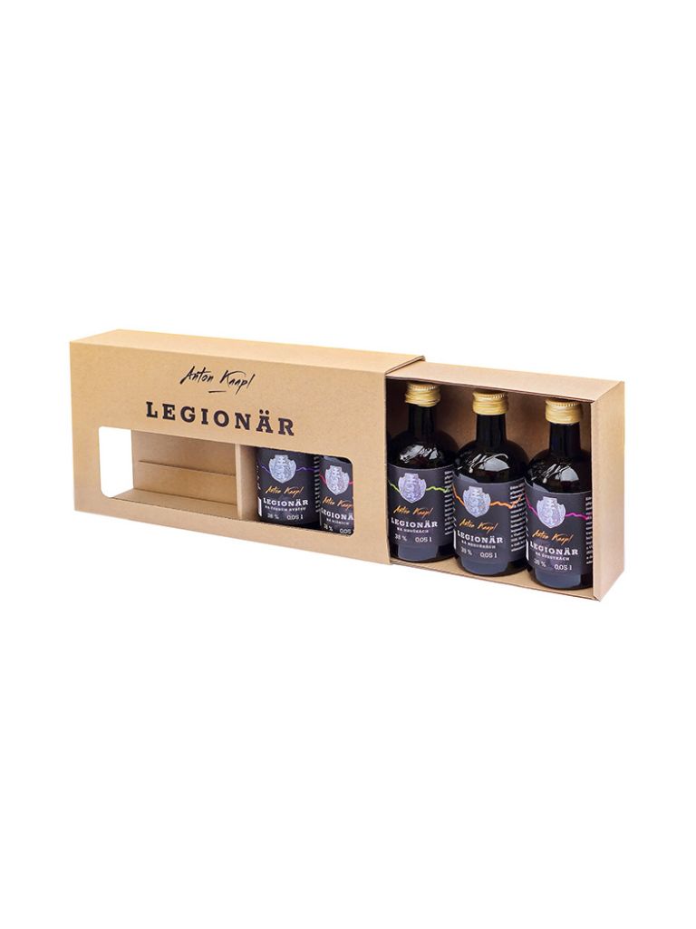 Anton Kaapl LEGIONÄR 38% 5 x 0,05 l Geschenkbox