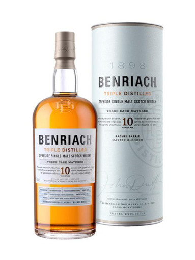BenRiach Triple 10yo 43% 1L Geschenk Box