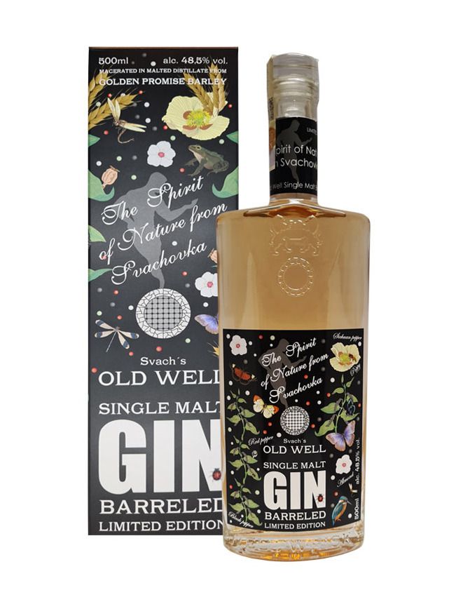 Svach's Old Well Single Malt Gin Barreled 0,5L 48,5% Limited Edition Geschenkbox