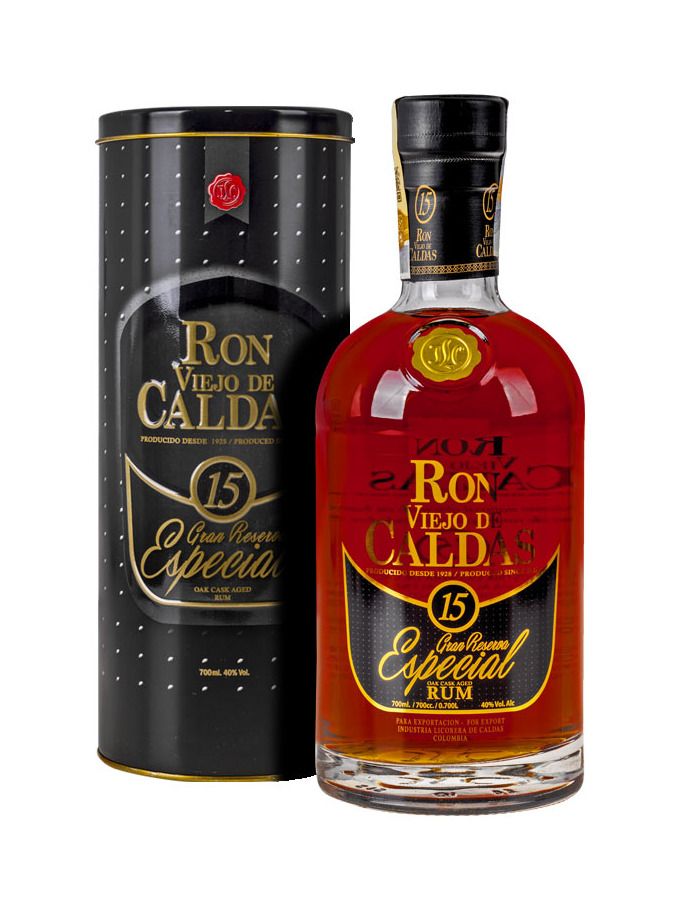 Ron Viejo de Caldas 15y 0,7l 40% Geschenkbox